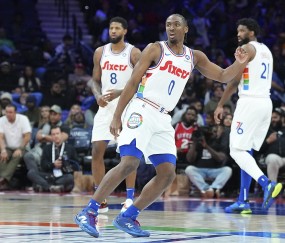 B体育登录入口-76人本季打胜率过5成球队17胜30负 对阵5成胜率以下的球队24胜4负